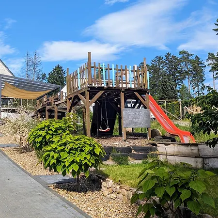Semesterbostad Architektenhaus Mit Spielplatz, Sauna & Pool Am Wald Nahe Hamburg Siedlung Hainbuch