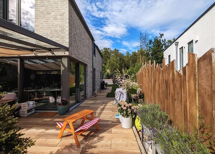 בית נופש Architektenhaus Mit Spielplatz, Sauna & Pool Am Wald Nahe Hamburg Siedlung Hainbuch
