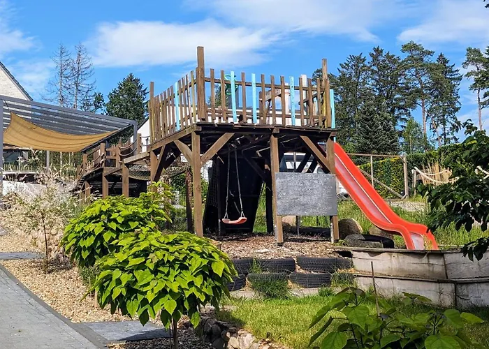 בית נופש Architektenhaus Mit Spielplatz, Sauna & Pool Am Wald Nahe Hamburg Siedlung Hainbuch